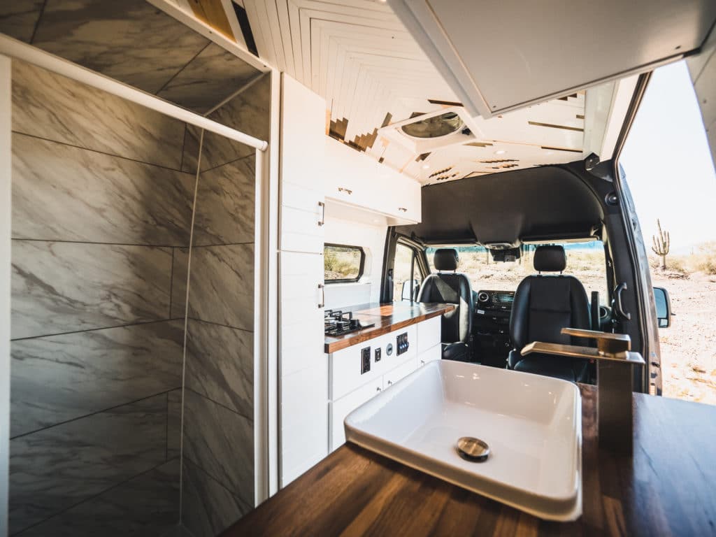 Mercedes Sprinter Camper Van, Shower, Custom Interior, 56 Tommy