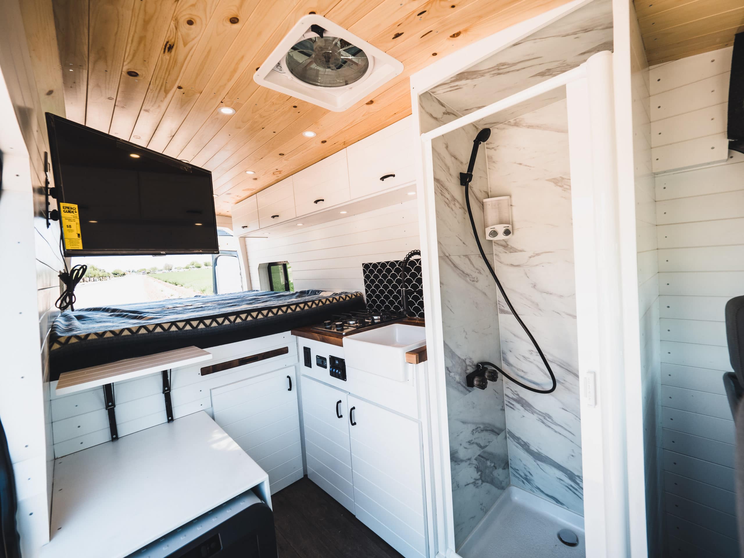 Camper Van Interior Layout with Shower Tommy Camper Vans