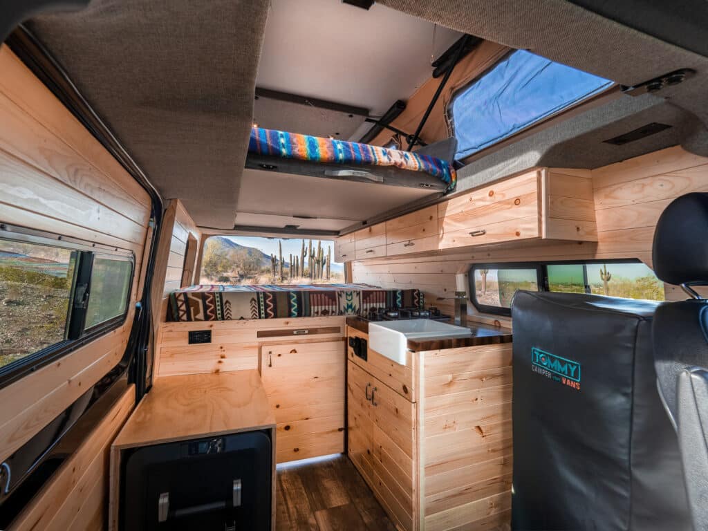 MercedesBenz Camper Van, Custom Rooftop Tent Tommy Camper Vans