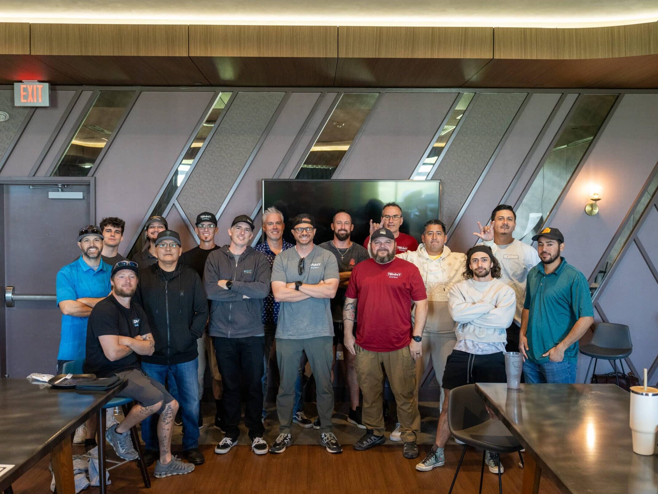 tommy camper van team outing