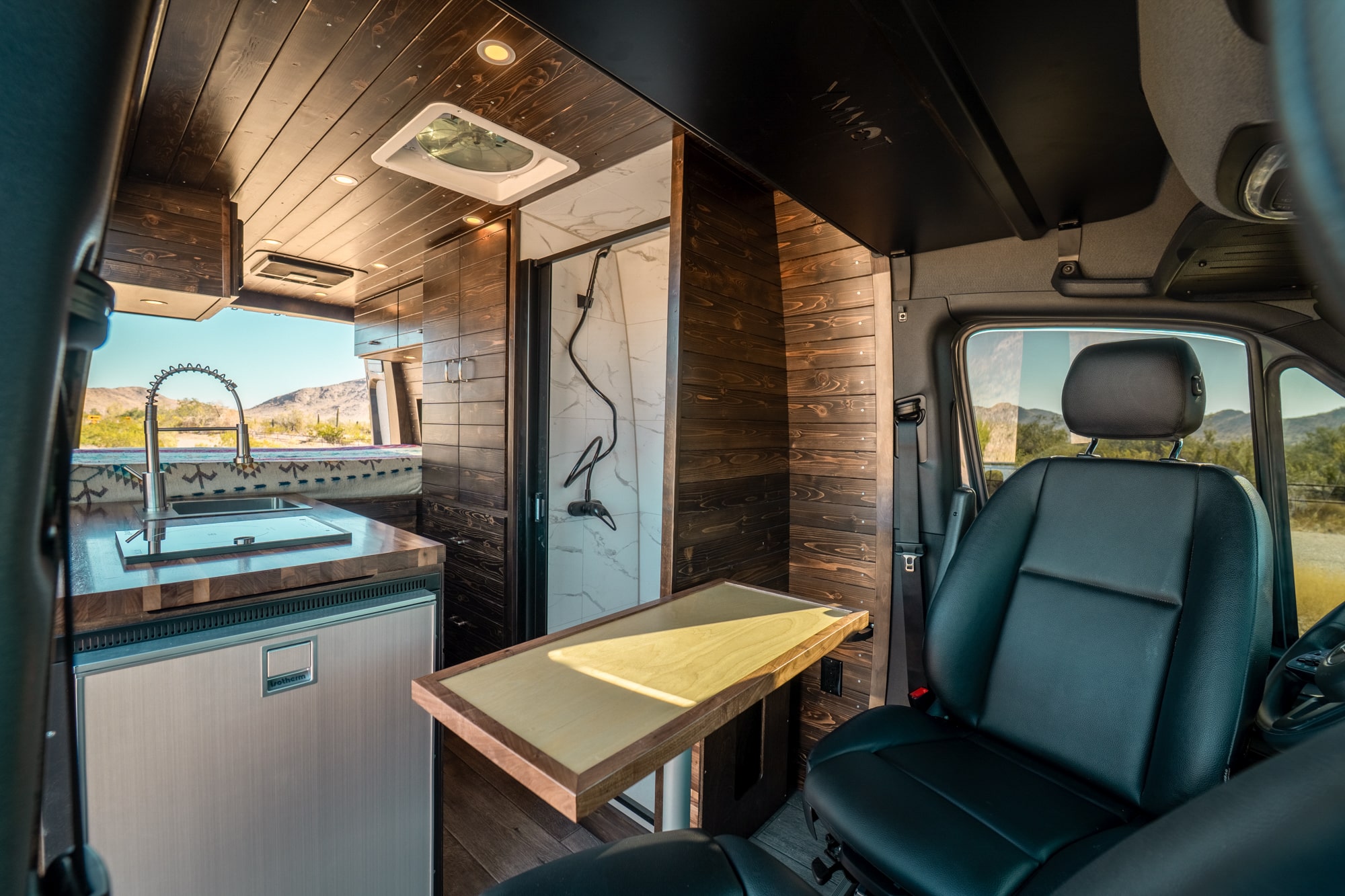 custom camper vans interior layout