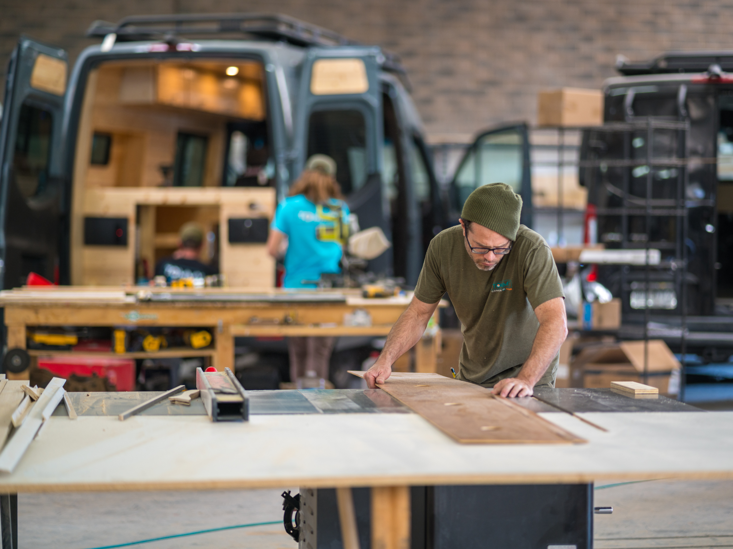 Tommy Camper Van Phoenix work in progress